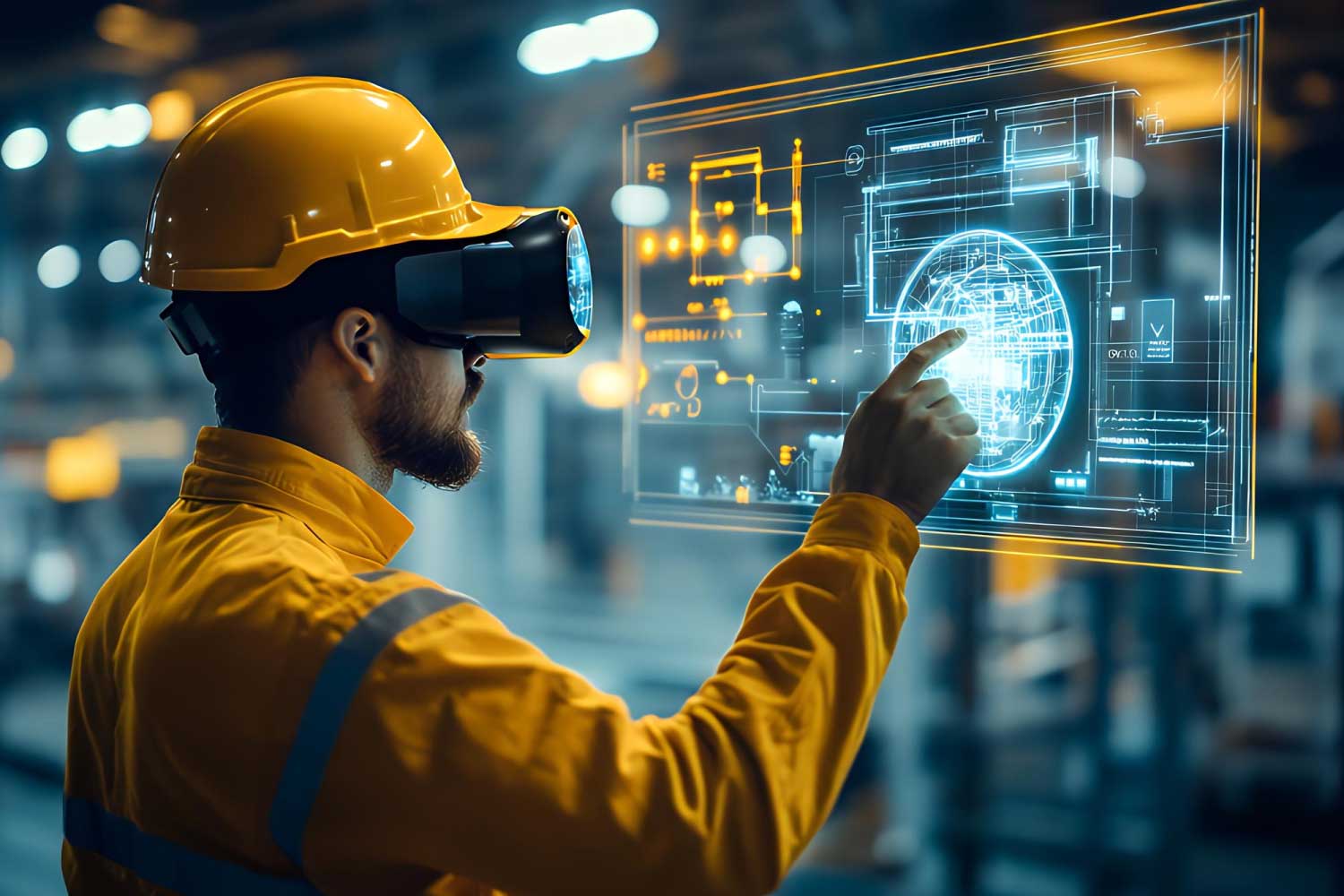 Facility manager using a 3D digital twin