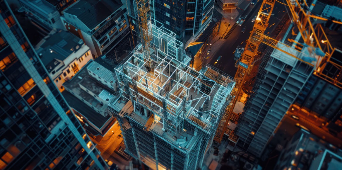 Construction site virtual tour